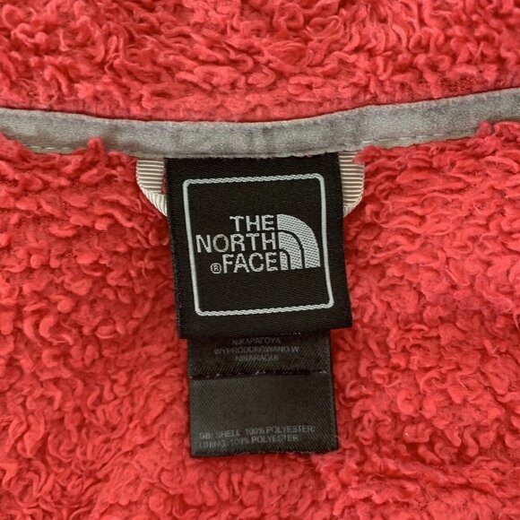 The North Face Women’s Small Pink Fuzzy Fluffy Osito Jacket Full Zip - Picture 8 of 11